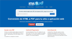 Desktop Screenshot of htmlapdf.com